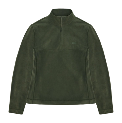 Jumper RAINS Women Addis Fleece Curve Half Zip Green