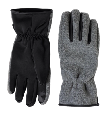 Gants RAINS Unisexe Heavy Fleece Gloves Dark Grey Melange