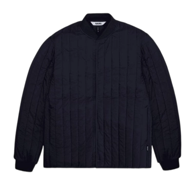 Jas RAINS Unisex Banja Liner Bomber Jacket Navy 25