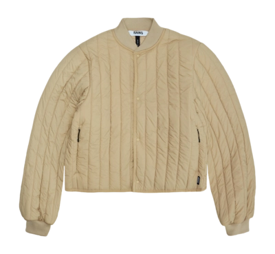Veste RAINS Unisexe Banja Liner Bomber W Jacket Sand
