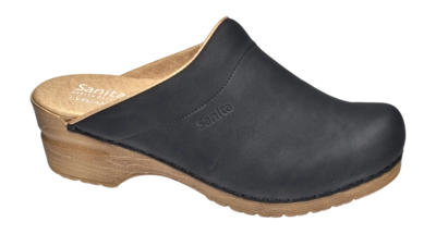 Klomp Sanita Original Segan Open Black Vegan