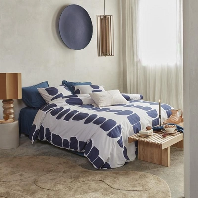 Dekbedovertrek vtwonen Moons Indigo Katoen