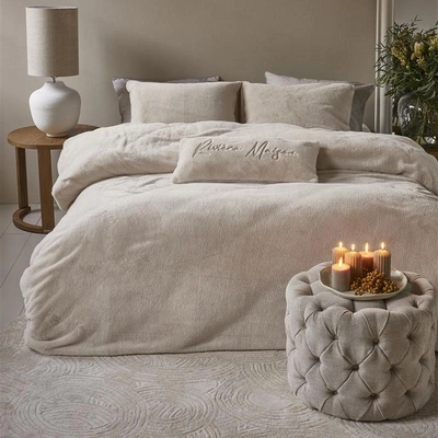 Kussensloop Riviera Maison Tendre Zand Polyester