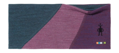 Kopf Schweißband Smartwool Thermal Merino Colorblock Unisex Twilight Blue Heather