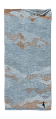 Cache Cou Smartwool Unisexe Thermal Merino Long Neck Gaiter Pewter Mtn Scape