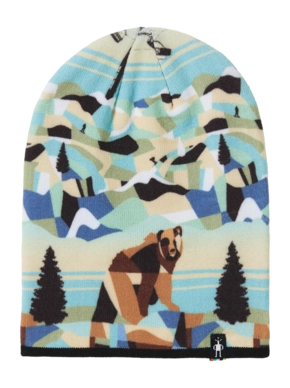 Bonnet Smartwool Unisex Backcountry Bear Print Beanie Multi Color