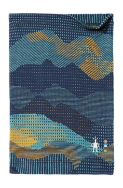 Nekwarmer Smartwool Kids Thermal Merino Neck Gaiter Blueberry Mtn Scape (S/M)