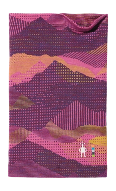 Cache Cou Smartwool Enfant Thermal Merino Neck Gaiter Purple Iris Mtn Scape (S/M)