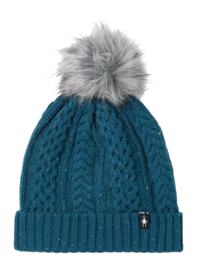 Beanie Smartwool Unisex Lodge Girl Beanie Twilight Blue Donegal