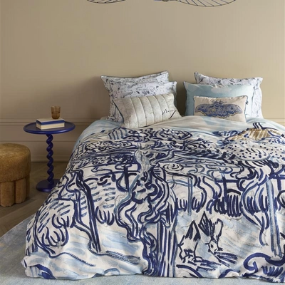 Dekbedovertrek Beddinghouse x Van Gogh Museum Vieux Vignoble Blue Katoen