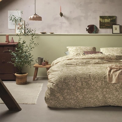 Dekbedovertrek Ariadne at Home Shapes Groen Katoen