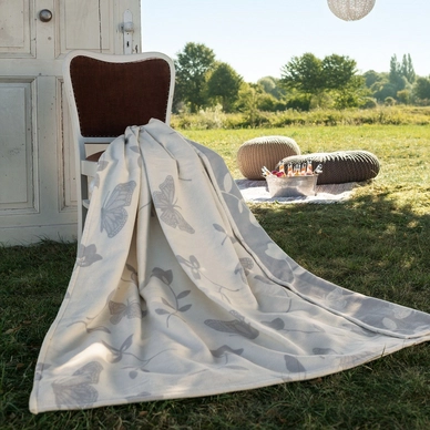Picknickkleed Ibena Solare Cotton Pure Vlinder Zilver