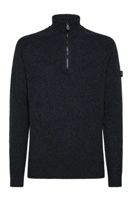 Pullover Peuterey Braille 02 Herren Blu Grafite Mouline