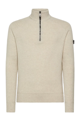 Pullover Peuterey Braille 02 Herren Bianco Osso Mouline