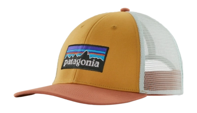 Cap Patagonia P6 Logo LoPro Trucker Hat Pufferfish Gold