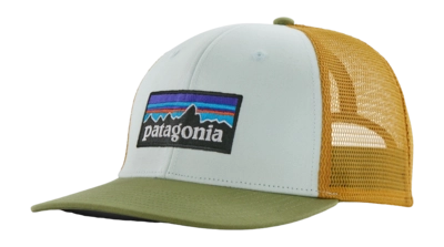 Kappe Patagonia P6 Logo Trucker Hat Wispy Green