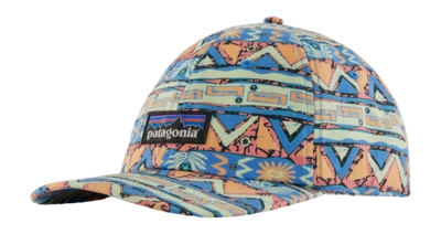 Casquette Patagonia P6 Label Trad Cap High Hopes Geo Small Salamander Green