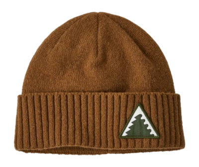 Muts Patagonia Brodeo Beanie Dawn Tracks Patch Shelter Brown