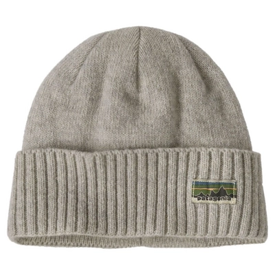 Muts Patagonia Brodeo Beanie OG Legacy Label Crisp Grey