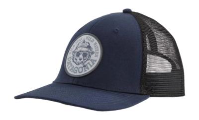 Cap Patagonia Unisex Take a Stand Trucker Hat Wild Grizz: New Navy