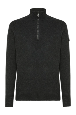 Pullover Peuterey Braille 02 Herren Nero Mouline