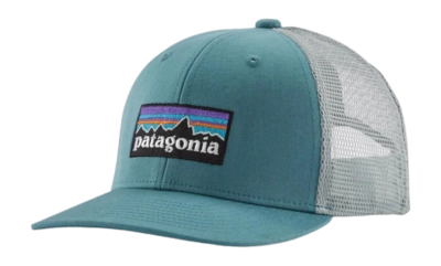 Pet Patagonia Kids Trucker Hat P-6 Logo: Wetland Blue