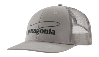 Pet Patagonia Unisex Take a Stand Trucker Hat Casting Logo: Forever Grey
