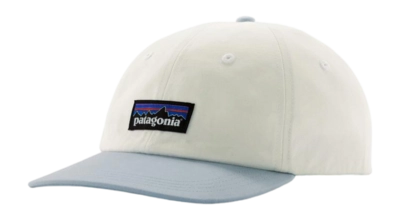 Cap Patagonia Unisex P-6 Label Trad Cap Birch White with Fleck Blue