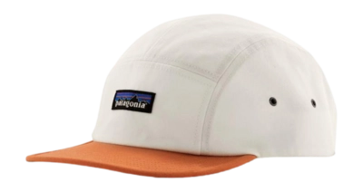 Kappe Patagonia P-6 Label Maclure Hat Unisex Birch White w/Rock Melon