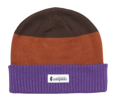 Muts Cotopaxi Unisex Alto Beanie Black Violet / Rusty - One Size