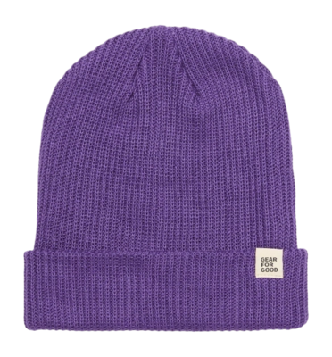 Beanie Cotopaxi Unisex Wharf Beanie Black Violet - One Size