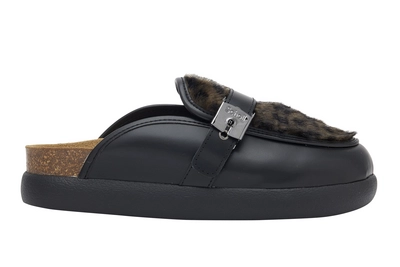 Sabots Scholl Women Kendall Fourrure Synthétique Ds Dark Brown Animalier