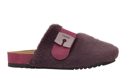 Sabots Scholl Women Alaska 3.0 Fourrure Synthétique Gr Aubergine