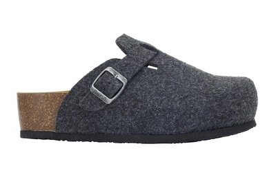 Sabots Scholl Women Charlene Buckle Feutre Anthracite