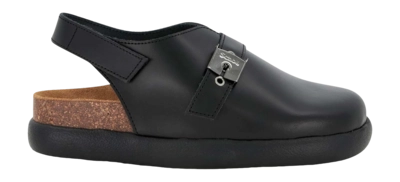 Clog Scholl Adele Leather Damen Black