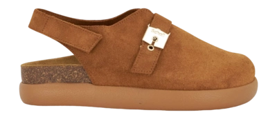 Clog Scholl Adele Suede Sa Damen Cognac