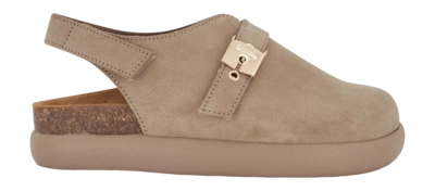Sabots Scholl Women Adele Suede Sa Dark Beige