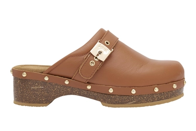 Sabots Scholl Women Pescura Clog 50 Liège Cuir Cognac