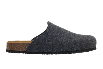 Clog Scholl Pierre Felt Herren Anthracite