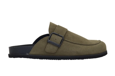 Klomp Scholl Men Chris Cork Suede Mens Forest