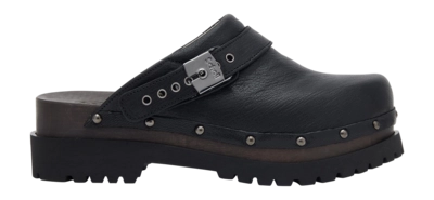 Sabots Scholl Women Cindy Leather T Black