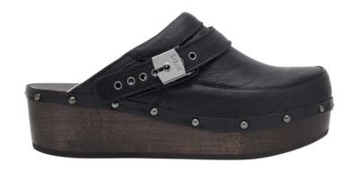 Sabots Scholl Women Withney Leather T Black