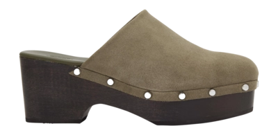 Klomp Scholl Women Hailey Suede Te Khaki