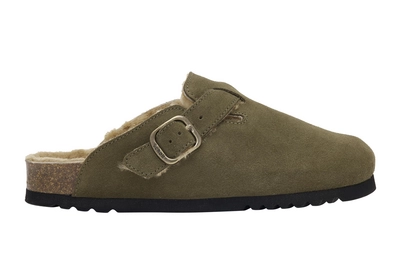 Clog Scholl Women Fae New F Suede Sa Khaki
