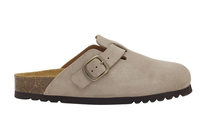 Clog Scholl Fae New Suede Damen Dark Beige