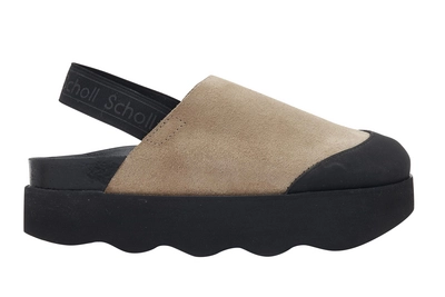 Sabots Scholl Women Abby E Suede Dark Beige
