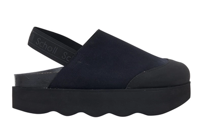 Clog Scholl Abby E Suede Damen Black