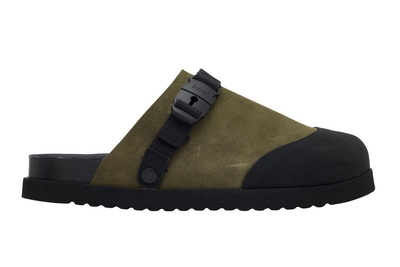 Klomp Scholl Men George Suede Olive
