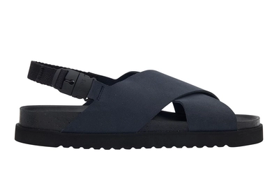 Sandaal Scholl Men William E Suede Navy Blue