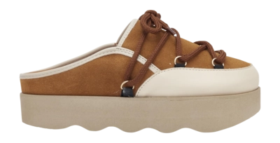 Sabots Scholl Women Lindsay E Suede Leather Chalk Brandy